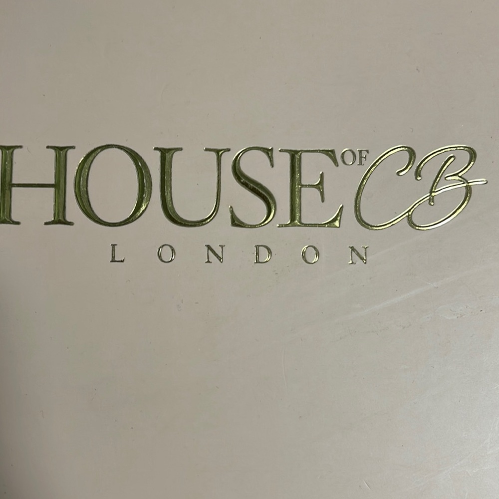 House of CB shiny black dress